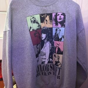 Taylor Swift The Eras Tour II Gray Crewneck